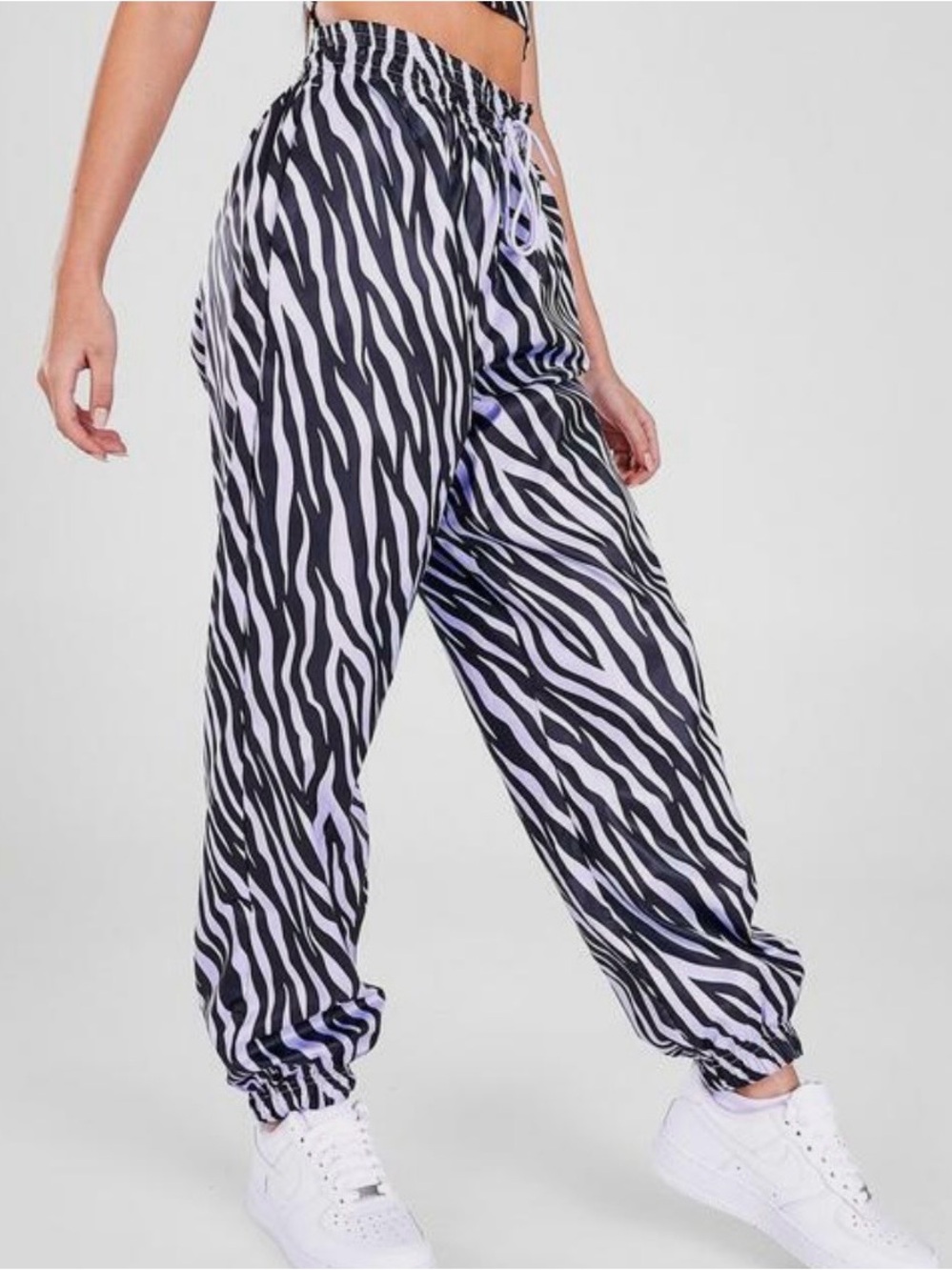 BNWT Womens Nike Icon Clash Animal Print Woven Pants - US XS